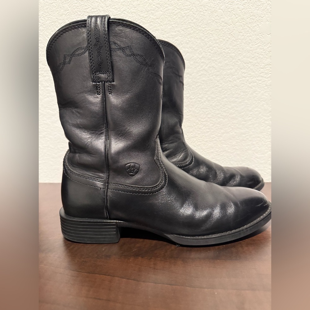 Ariat Men's Western Roper Black Boots